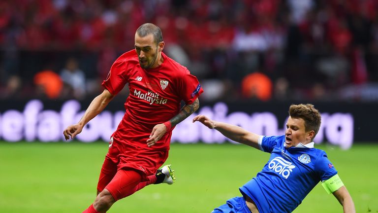 Aleix Vidal played the full 90 minutes in the Europa League final against Dnipro