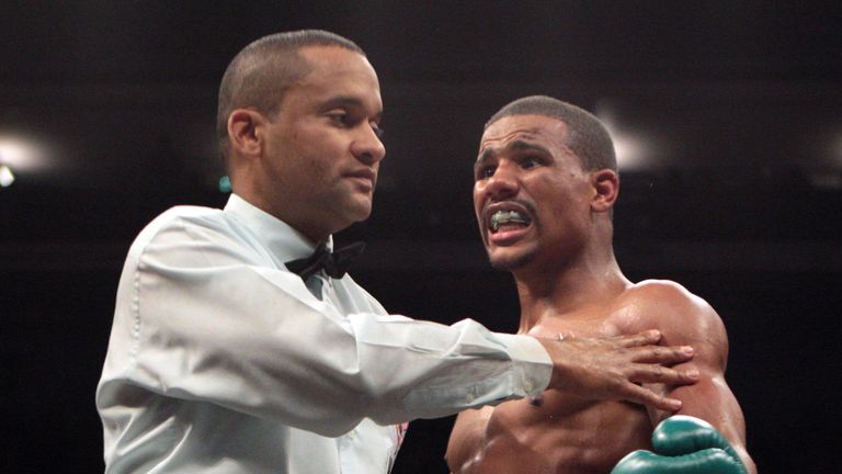 Andre Dirrell: lost a point for constantly holding when he fought Carl Froch in 2009