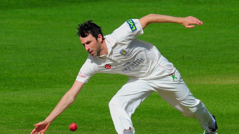 Durham bowler Graham Onions: Has enjoyed a lively start to the day