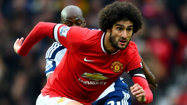 Marouane Fellaini: Denies saying Angel di Maria could be leaving United