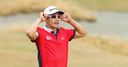WATCH: Villegas sand-trapped!