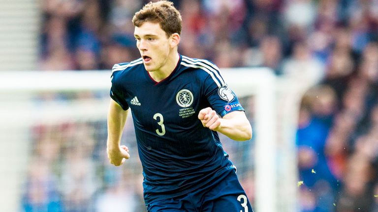 Andy Robertson was named Scotland's PFA Player of the Year in 2013/14