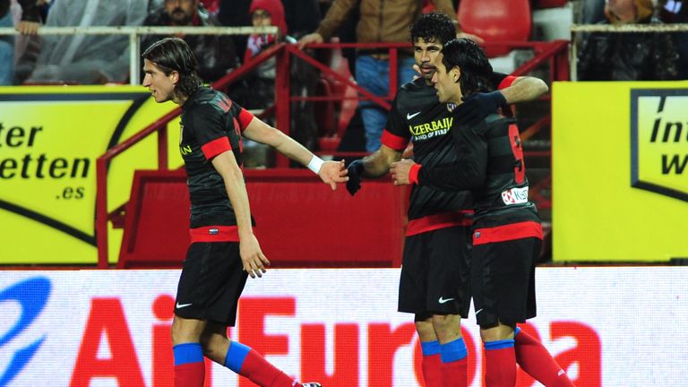 Costa enjoyed four successful years with Atletico Madrid