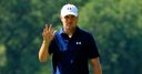 Spieth with Johnson for Open