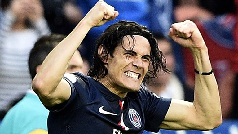 Arsenal are 9/2 to sign striker Edinson Cavani
