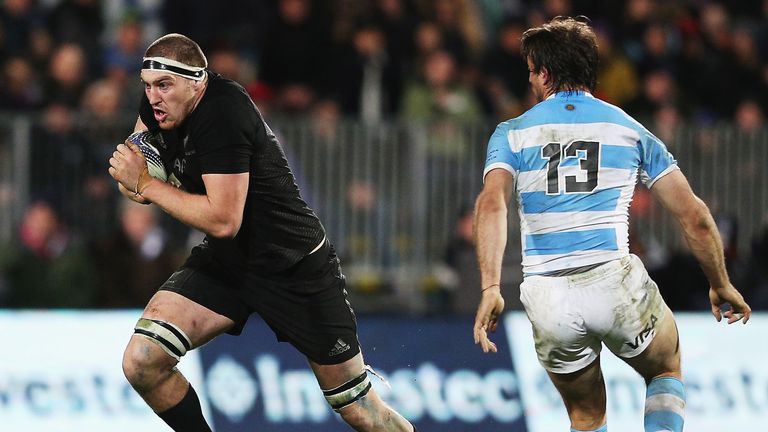 Brodie Retallick on the charge