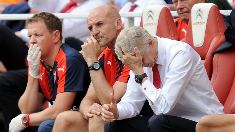 Arsene Wenger: has clashed with Pardew in the past