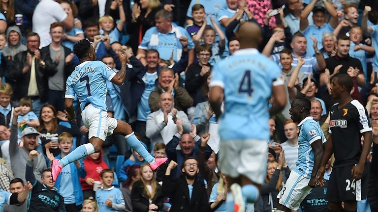 Sterling finally broke the deadlock inside two minutes of the restart