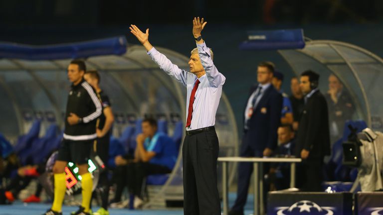 Arsene Wenger's team suffered a disappointing defeat in Zagreb