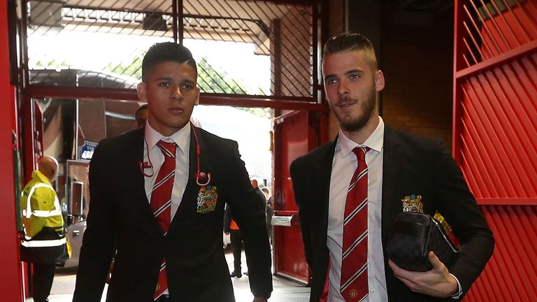 De Gea (right) says his relationship with his team-mates remains strong