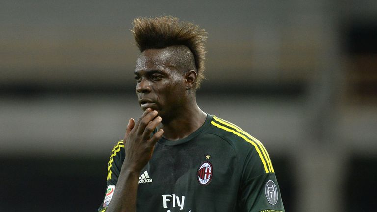 Mario Balotelli has not featured for AC Milan for six weeks