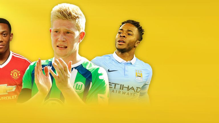 Kevin De Bruyne, Raheem Sterling and Anthony Martial are among the Premier League's most expensive signings