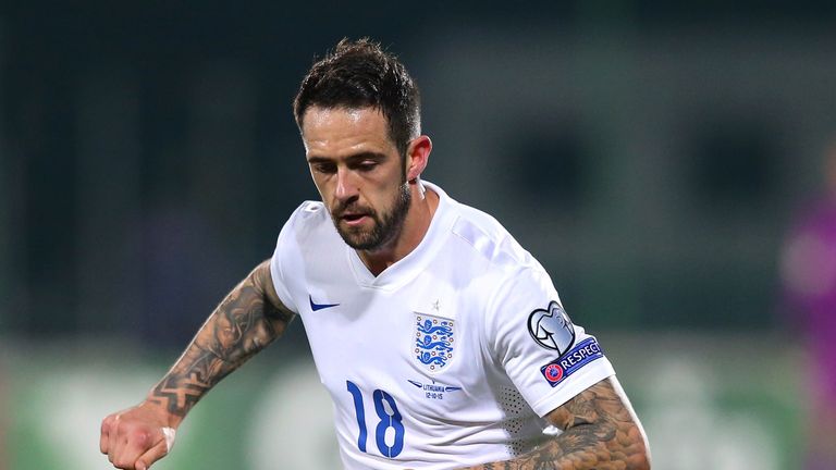 Danny Ings made his England debut against Lithuania