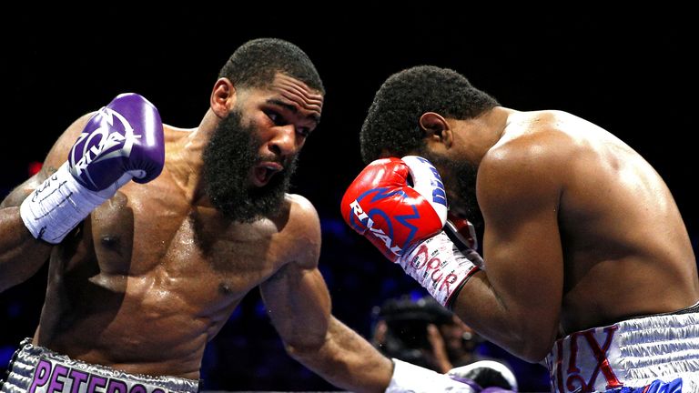 Lamont Peterson (left) is the current WBA world welterweight champion