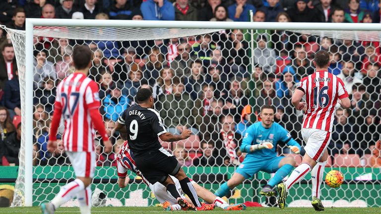 Watford beat Stoke 2-0 at the Britannia earlier in the season