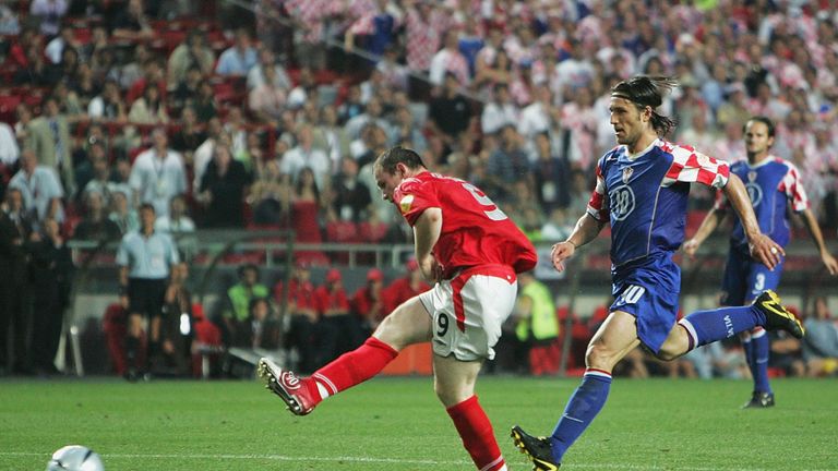 Rooney was one of the stars of Euro 2004 and scored twice against Croatia