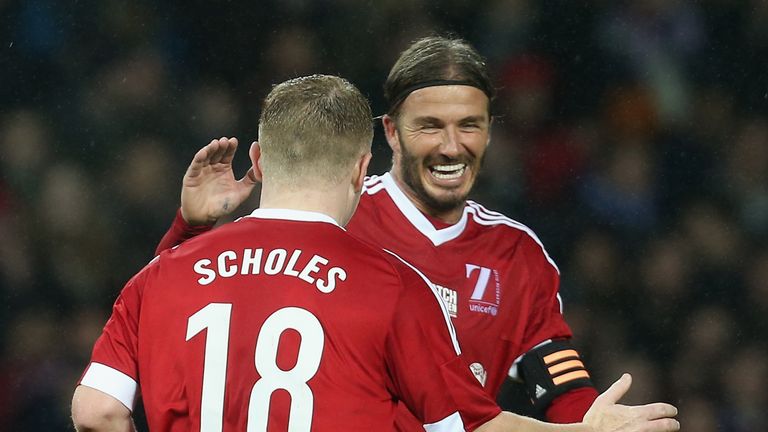 David Beckham and Paul Scholes were part of the Class of 92 with Butt