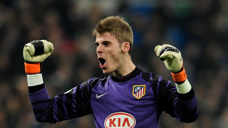 Quique Sanchez Flores made David de Gea his No 1 goalkeeper at Atletico Madrid