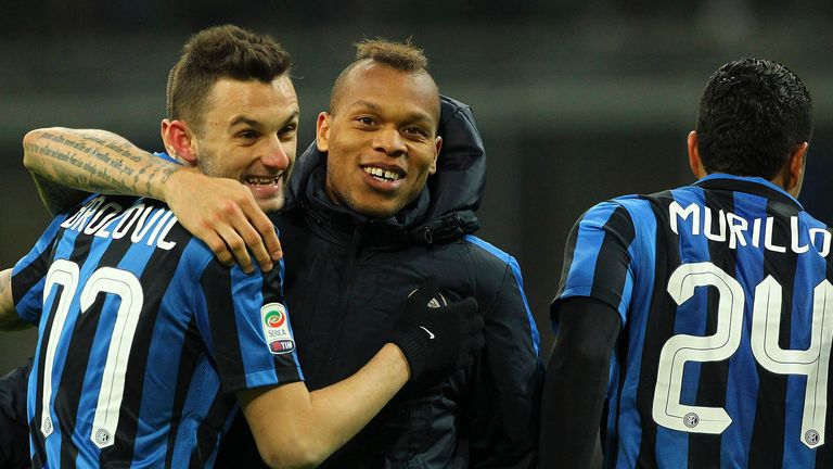 Marcelo Brozovic (left) has reportedly attracted interest from Arsenal