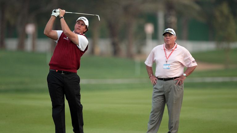 Mickelson also has a new coach after parting company with Butch Harmon