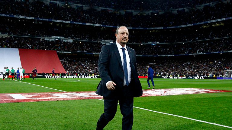 Rafael Benitez saw Real Madrid crushed by Barcelona