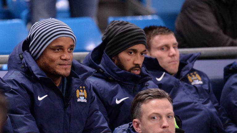 Manchester City centre-back Vincent Kompany is currently out with a calf problem