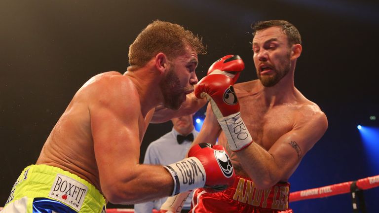 Saunders defeated Andy Lee to capture the title in December