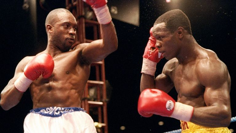 Chris Eubank and Nigel Benn met again to draw in 1993