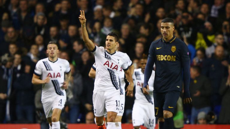 Lamela scores the opening goal at White Hart Lane