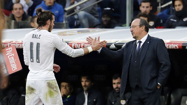 Gareth Bale is said to be unhappy that Rafael Benitez has been sacked as Real Madrid coach