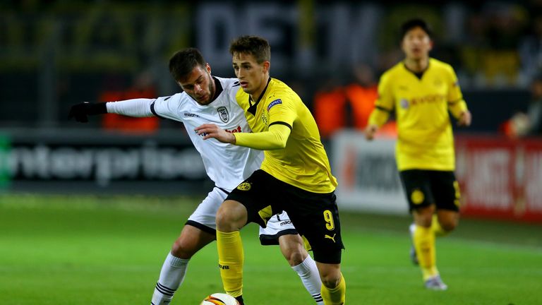 Januzaj last played for Dortmund against PAOK in the Europa League