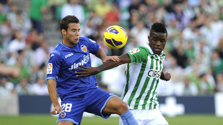 Campbell spent the 2012/13 season on loan at Real Betis in La Liga