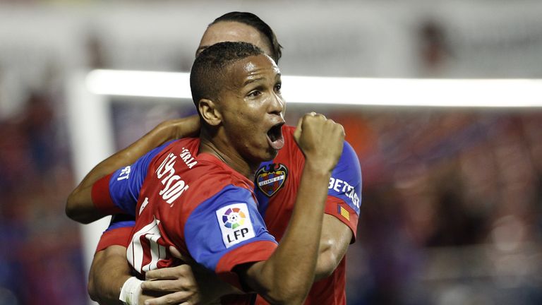 Levante's Brazilian forward Deyverson reduced the arrears shortly after Real's second