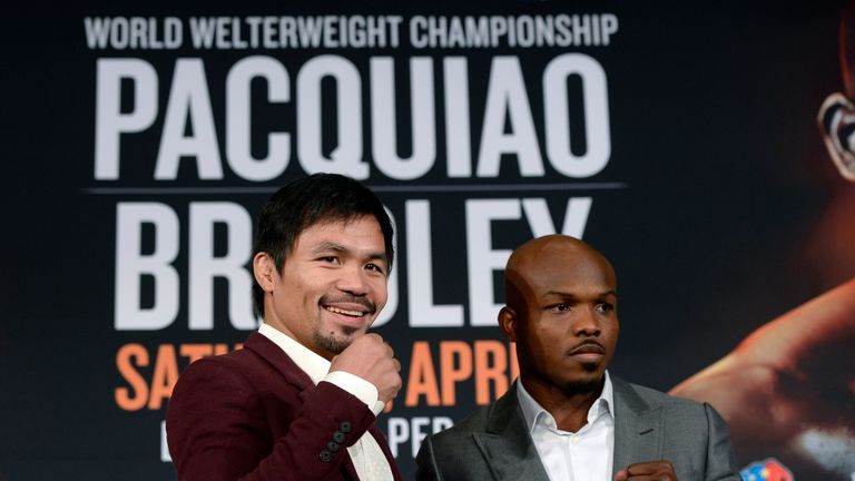 Pacquiao will face Timothy Bradley in his final fight before retiring