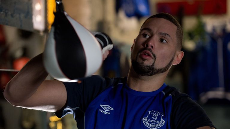 Everton fan Tony Bellew starred in Creed (Creed, Warner Brothers)