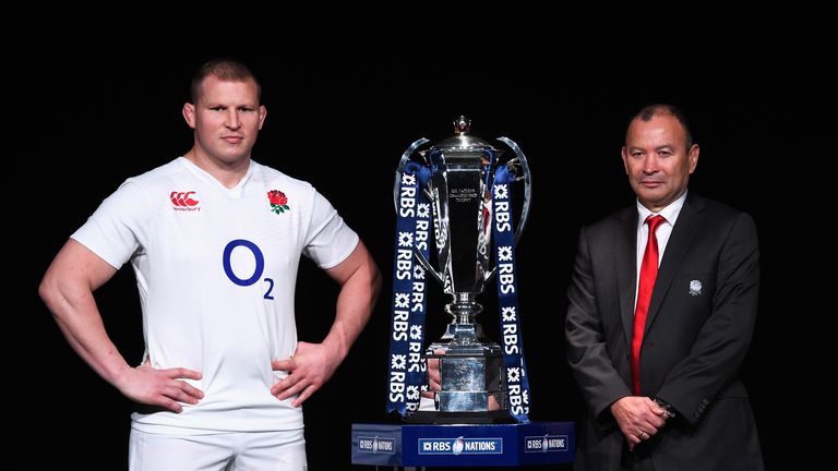 England captain Dylan Hartley and head coach Eddie Jones face a tough opener