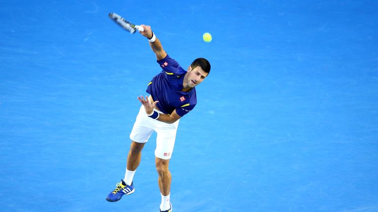The Serb was made to work harder in the second and third sets