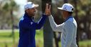 WATCH: Sergio's water danger!