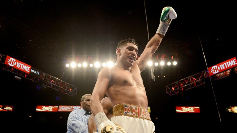 Amir Khan will fight at middleweight for the first time when he takes on Canelo Alvarez at a catchweight 15lbs