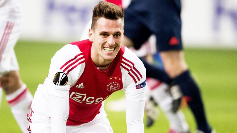 Arek Milik was the goalscorer for Ajax