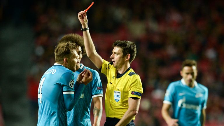 Criscito's stoppage-time red card resulted in the free-kick which Jonas went on to score
