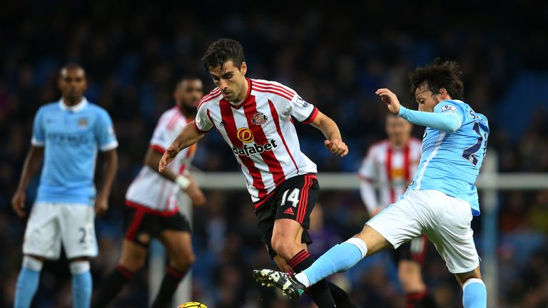 David Silva shows off the defensive side of his game