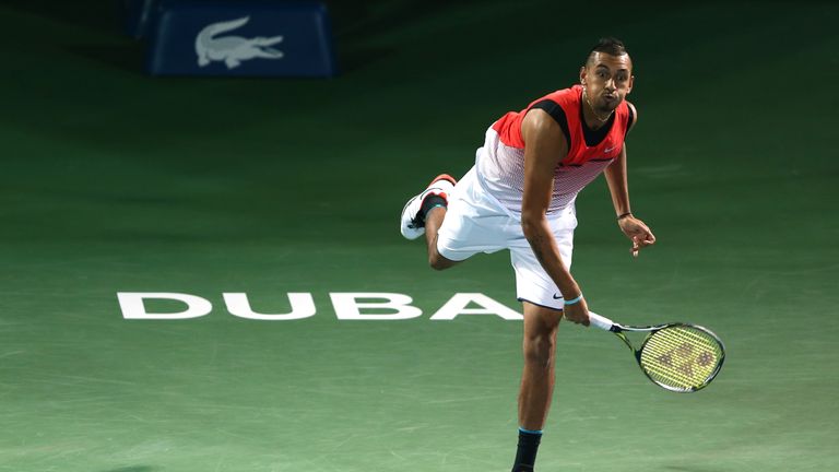 Nick Kyrgios beats Berdych to reach semifinals in Dubai