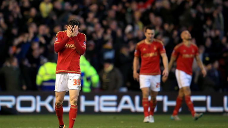 Nottingham Forest's wage/revenue ratio was 173 per cent in 2015/16