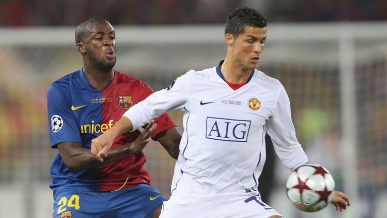 Toure played under Pep Guardiola at Barcelona between 2008 and 2010