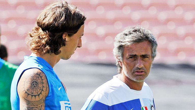 Ibrahimovic and Jose Mourinho worked together at Inter Milan from 2008 to 2009