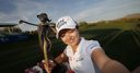 Kim equals Sorenstam record