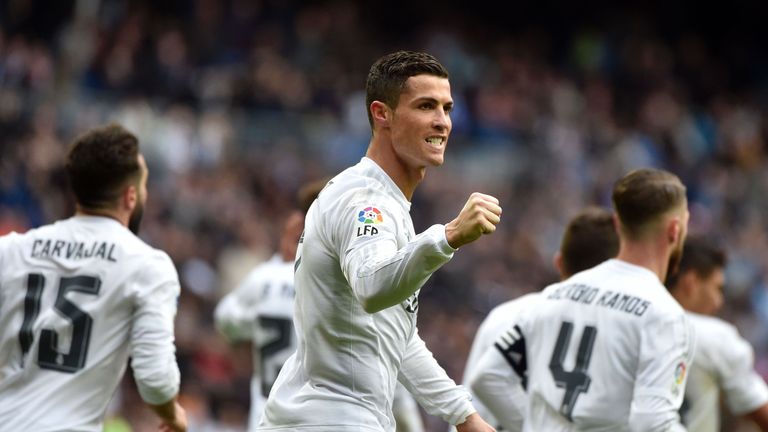 Ronaldo needed half as many games to break the Real Madrid record as Raul