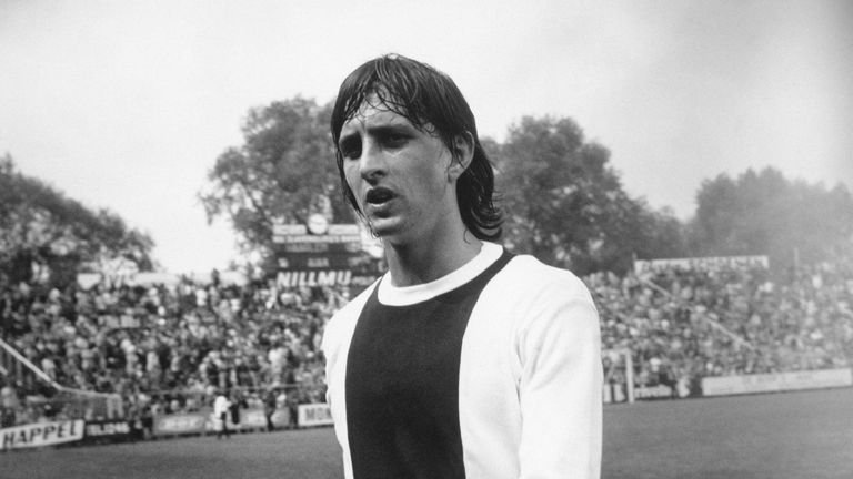 Cruyff playing for Ajax