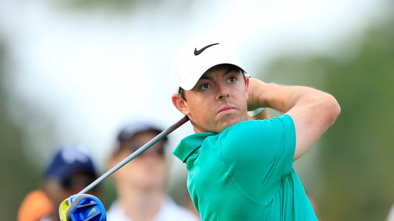 McIlroy got off to a double-bogey start after pulling his first tee shot out of bounds